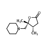 CAS#: 792849-74-2, (4S,5R)-4,5-Dimethyl-5-(1-piperidinylmethyl)dihydro-2(3H)-furanone