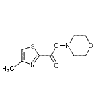CAS 登录号：792859-18-8， 4-{[(4-甲基-1,3-噻唑-2-基)羰基]氧基}吗啉