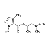 CAS#: 792860-77-6, 1-(Dimethylamino)-2-propanyl 1,4-dimethyl-1H-pyrazole-5-carboxylate