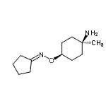 CAS#: 792914-46-6, cis-4-[(Cyclopentylideneamino)oxy]-1-methylcyclohexanamine