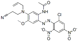 CAS#: 79295-92-4, N-[2-(2-Chloro-4,6-Dinitrophenyl)Diazenyl-5-(2-Cyanoethyl-Prop-2-Enylamino)-4-Methoxyphenyl]Acetamide