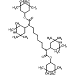 CAS#: 79317-10-5, Bis(2,2,6,6-tetramethyl-4-piperidinyl) 1,6-hexanediylbis[(2,2,6,6-tetramethyl-4-piperidinyl)carbamate]