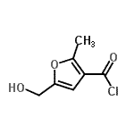 CAS#: 79347-69-6, 5-(Hydroxymethyl)-2-methyl-3-furoyl chloride