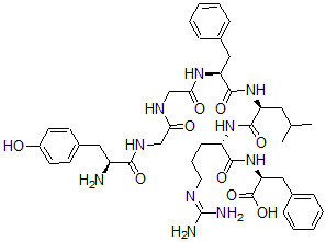 CAS#: 79358-92-2, L-Tyrosylglycylglycyl-L-phenylalanyl-L-leucyl-L-arginyl-L-Phenylalanine