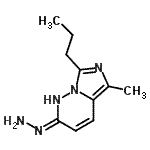 CAS#: 793615-37-9, 2-Hydrazino-5-methyl-7-propylimidazo[1,5-b]pyridazine