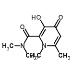 CAS#: 793651-87-3, 3-hydroxy-N,N,1,6-tetramethyl-4-oxo-pyridine-2-carboxamide