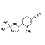 CAS#: 793669-00-8, 5-Cyano-1-methyl-N-(2-methyl-2-propanyl)-1,2,3,4-tetrahydro-2-pyridinecarboxamide