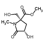 CAS#: 793682-88-9, Methyl (4S)-4-hydroxy-2-(hydroxymethyl)-1-methyl-5-oxo-D-prolinate