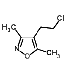 CAS#: 79379-02-5, 4-(2-Chloroethyl)-3,5-dimethyl-1,2-oxazole