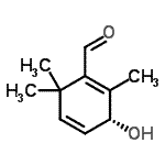 CAS#: 79406-08-9, (3R)-3-Hydroxy-2,6,6-trimethyl-1,4-cyclohexadiene-1-carbaldehyde