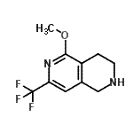 CAS 登录号:794461-83-9, 5-甲氧基-7-(三氟甲基)-1,2,3,4-四氢-2,6-萘啶