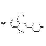 CAS 登录号：794472-32-5， 4-[(E)-2-均三甲苯基乙烯基]哌啶