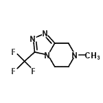 CAS#: 794479-17-7, 7-Methyl-3-(trifluoromethyl)-5,6,7,8-tetrahydro[1,2,4]triazolo[4,3-a]pyrazine