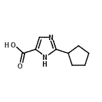 CAS#: 794495-34-4, 2-Cyclopentyl-1H-imidazole-5-carboxylic acid