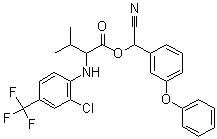 CAS 登录号:79472-91-6, 氯氟胺氰戊菊酯