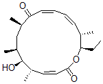 CAS#: 79495-87-7, (3Z,5S,6S,7S,9R,11Z,13Z,15S,16R)-16-Ethyl-6-Hydroxy-5,7,9,15-Tetramethyl-1-Oxacyclohexadeca-3,11,13-Triene-2,10-Dione