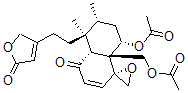 CAS#: 79495-91-3, [(1S,3R,4S,4aR,8R,8aR)-8a-(Acetyloxymethyl)-3,4-Dimethyl-5-Oxo-4-[2-(5-Oxo-2H-Furan-3-Yl)Ethyl]Spiro[1,2,3,4a-Tetrahydronaphthalene-8,2'-Oxirane]-1-Yl] Acetate