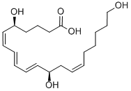 CAS 登录号:79516-82-8, (5S,12R)-5,12,20-三羟基-(6Z,8E,10E,14Z)-二十碳四烯酸