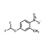 CAS 登录号：795303-16-1， 4-(二氟甲氧基)-2-甲基-1-硝基苯