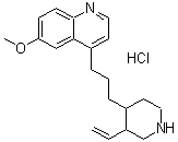 CAS#: 79626-11-2, 6-Methoxy-4-[3-(3-vinyl-4-piperidinyl)propyl]quinoline hydrochloride (1:1)