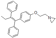 CAS#: 79642-44-7, 1-[2-[4-[(Z)-1,2-Di(Phenyl)But-1-Enyl]Phenoxy]Ethyl]Aziridine