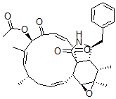 CAS#: 79648-72-9, (1E,4S,5E,7R,9E,11aR,14S,14aR,15S,15aR,16aS,16bR)-7-(Acetyloxy)-4,7,14,14a,15,15a,16a,16b-octahydro-4,6,15,15a-tetramethyl-14-(phenylmethyl)-3H-Cyclotridec(d)oxireno(f)isoindole-8,11,12(13H)-trione