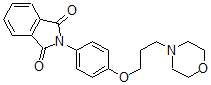 CAS 登录号：79684-43-8， 2-[4-(3-吗啉-4-基丙氧基)苯基]异吲哚-1,3-二酮