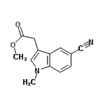 CAS#: 796856-92-3, Methyl (5-cyano-1-methyl-1H-indol-3-yl)acetate
