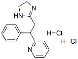 CAS 登录号：79689-25-1， 2-[2-(4,5-二氢-1H-咪唑-2-基)-1-苯基乙基]吡啶二盐酸盐