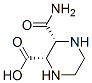 CAS#: 79744-11-9, cis-3-(Aminocarbonyl)-2-Piperazinecarboxylic Acid