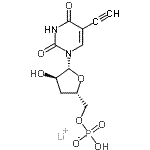 CAS#: 79762-80-4, Lithium 3'-deoxy-5-ethynyl-5'-O-(hydroxyphosphinato)uridine