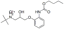 CAS#: 79763-36-3, [3-[2-(Butoxycarbonylamino)Phenoxy]-2-Hydroxypropyl]-Tert-Butylazanium Chloride