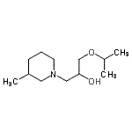 CAS#: 797789-37-8, 1-Isopropoxy-3-(3-methyl-1-piperidinyl)-2-propanol