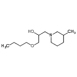 CAS#: 797789-53-8, 1-Butoxy-3-(3-methyl-1-piperidinyl)-2-propanol