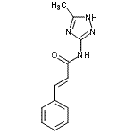 CAS#: 797797-37-6, (2E)-N-(3-Methyl-1H-1,2,4-triazol-5-yl)-3-phenylacrylamide