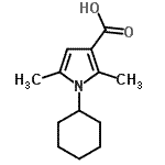 CAS#: 797798-85-7, 1-Cyclohexyl-2,5-dimethyl-1H-pyrrole-3-carboxylic acid