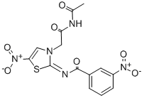 CAS#: 79798-92-8, N-[3-Acetyl-3-(2-Amino-2-Oxoethyl)-5-Nitrothiophen-2-Ylidene]-4-Nitropyridine-2-Carboxamide