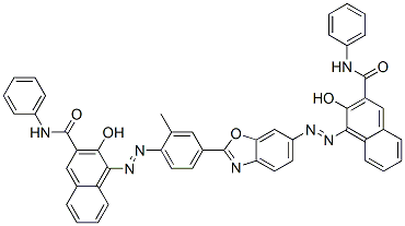 CAS#: 79832-55-6, (4Z)-4-[[2-Methyl-4-[6-[(2Z)-2-[2-Oxo-3-(Phenylcarbamoyl)Naphthalen-1-Ylidene]Hydrazinyl]-1,3-Benzoxazol-2-Yl]Phenyl]Hydrazinylidene]-3-Oxo-N-Phenylnaphthalene-2-Carboxamide