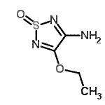 CAS#: 79844-91-0, 4-Ethoxy-1,2,5-thiadiazol-3-amine 1-oxide