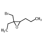 CAS 登录号：798576-91-7， 2-(溴甲基)-2-乙基-3-丙基环氧乙烷