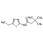 CAS#: 799252-12-3, N-(5-Ethyl-1,3,4-thiadiazol-2-yl)-3,3-dimethylbutanamide