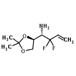 CAS 登录号：799257-15-1， (1S)-1-[(4S)-2,2-二甲基-1,3-二氧戊环-4-基]-2,2-二氟-3-丁烯-1-胺