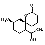 CAS#: 799268-19-2, (6S,7S,10R)-7-Isopropyl-10-methyl-1-oxaspiro[5.5]undecan-2-one