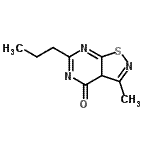 CAS#: 799295-98-0, 3-Methyl-6-propyl[1,2]thiazolo[5,4-d]pyrimidin-4(3aH)-one