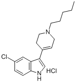CAS#: 79931-39-8, 5-Chloro-3-(1-Pentyl-1,2,3,6-Tetrahydro-4-Pyridinyl)-1H-Indole Monohydrochloride
