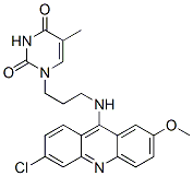 CAS#: 79953-25-6, 1-(3-((6-Chloro-2-Methoxy-9-Acridinyl)Amino)Propyl)-5-Methyl-2,4(1H,3H)-Pyrimidinedione
