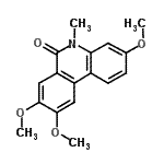 CAS#: 79966-77-1, 3,8,9-Trimethoxy-5-methyl-6(5H)-phenanthridinone