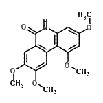 CAS#: 79966-81-7, 1,3,8,9-Tetramethoxy-6(5H)-phenanthridinone