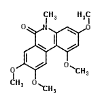 CAS#: 79966-82-8, 1,3,8,9-Tetramethoxy-5-methyl-6(5H)-phenanthridinone