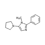 CAS 登录号：799813-89-1， 1-甲基-2-苯基-5-(1-吡咯烷基)-1H-咪唑